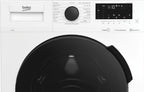 Beko WMC91464ST1 b300 Waschvollautomat, Waschmaschine, 9 kg, Bluetooth, ProSmart Inverter Motor, Dampffunktion, Pet Hair Removal, Watersafe+, Weiß
