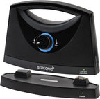 SEREONIC Tragbare Kabellose TV Lautsprecher für Smart TV – Idealer Lautsprecher für Fernseher ohne Dröhnenden Klang – Kabelloser TV Lautsprecher für Hörbeeinträchtigte und Senioren – Reichweite 30 m