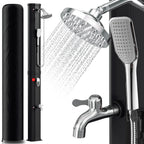 Sonnewelt 60L Solardusche Gartendusche Inkl. Schutzhaube und Handbrause