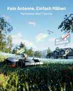 MAMMOTION LUBA 2 AWD 3000X Mähroboter ohne Begrenzungskabel, NetRTK+Vision, Keine RTK-Antenne erforderlich, Auto-Kartierung, Empf. 3000m², Max. 3600m², mit 4G-Modul, 80% Steigung