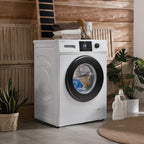 Bomann® Waschmaschine 10kg | max. 1400 U/min | 10 Jahre Motor-Garantie | effizienter, leiser & langlebiger Invertermotor | 15 Programme | Endzeitvorwahl | LED-Display | Washing Machine WA 7110