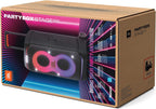 JBL Partybox Stage 120 in Schwarz – Tragbare Bluetooth-Lautsprecher-Box mit JBL Pro Sound, Lichtshow, KI-Sound-Boost und Teleskopgriff – 12 h Laufzeit