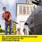 Kärcher Hochdruckreiniger K 5 Power Control, Druck: max. 145 bar, Fördermenge: 500 l/h, Flächenleistung: 40 m²/h, Wasserfilter, Gewicht: 13 kg, Hochdruckschlauch und -pistole, Dreckfräser, Strahlrohr