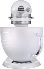 KitchenAid Küchenmaschine I Artisan I Kippbarem Food Processor I Teigknetmaschine mit 5 Zubehör | 2 Schüsseln aus Edelstahl | 4.8 L | Pistaccio