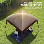 Outsunny Pavillon Ersatzdach UV50+ faltbar