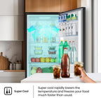 Hisense RB327N4ADD Fridge-Freezer Combination, EEK D, Total NoFrost, Interchangeable Door Hinge, Bottle Grid, 171 Litre Fridge Compartment, 85 Litre Freezer Compartment, Stainless Steel Look