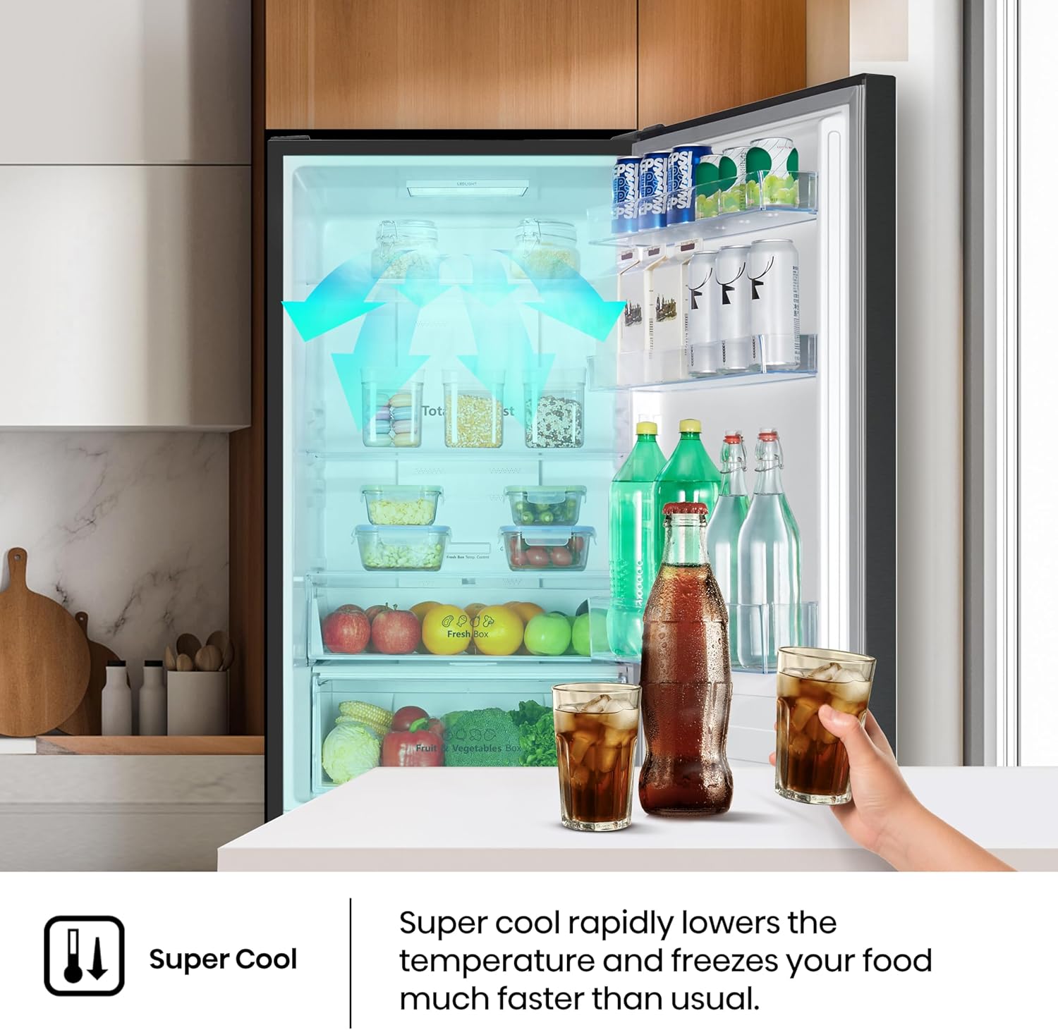 Hisense RB327N4ADD Fridge-Freezer Combination, EEK D, Total NoFrost, Interchangeable Door Hinge, Bottle Grid, 171 Litre Fridge Compartment, 85 Litre Freezer Compartment, Stainless Steel Look