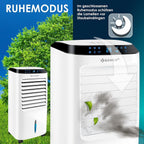 KESSER 4in1 Mobile Klimaanlage | Fernbedienung | Klimagert | Ventilator Klimaanlage | Timer | 3 Stufen | Ionisator Luftbefeuchter | Luftkühler |