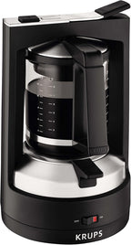 Krups KM4689 Filterkaffeemaschine T8 | 850 Watt | Automatische Abschaltung | 8-12 Tassen | Beleuchteter Ein-/ Ausschalter | Schwarz