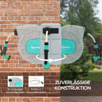 Outsunny Schlauchtrommel Gartenschlauch 30m Automatik 7 Sprühfunktionen
