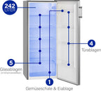 Bomann VS 7316 Full Room Fridge, White