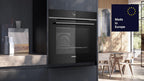 Siemens HB572ABS3, iQ300, Einbau-Backofen 60 x 60 cm, Air Fry, activeClean Pyrolyse Selbstreinung, LED-Touchbedienung, 3D Heißluft, Schnellaufheizung, cookControl10 Automatikprogramme, Edelstahl