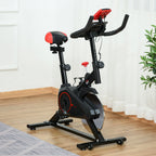 HOMCOM Fahrradtrainer Heimtrainer LCD-Display höhenverstellbar