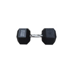 POWRX Hexagon-Kurzhantel, gummiert, 1x 30 kg - B-Ware sehr gut