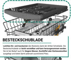 Bauknecht BK6FC11BS7A0X Vollintegrierbarer Geschirrspüler (45 cm)/ ActiveDry/Sensorprogramm/PowerClean/Besteckschublade/Hygiene-Programm/Vollwasserschutz/Multizone/Startzeitvorwahl