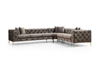 Como Right Ecksofa - Anthrazit
