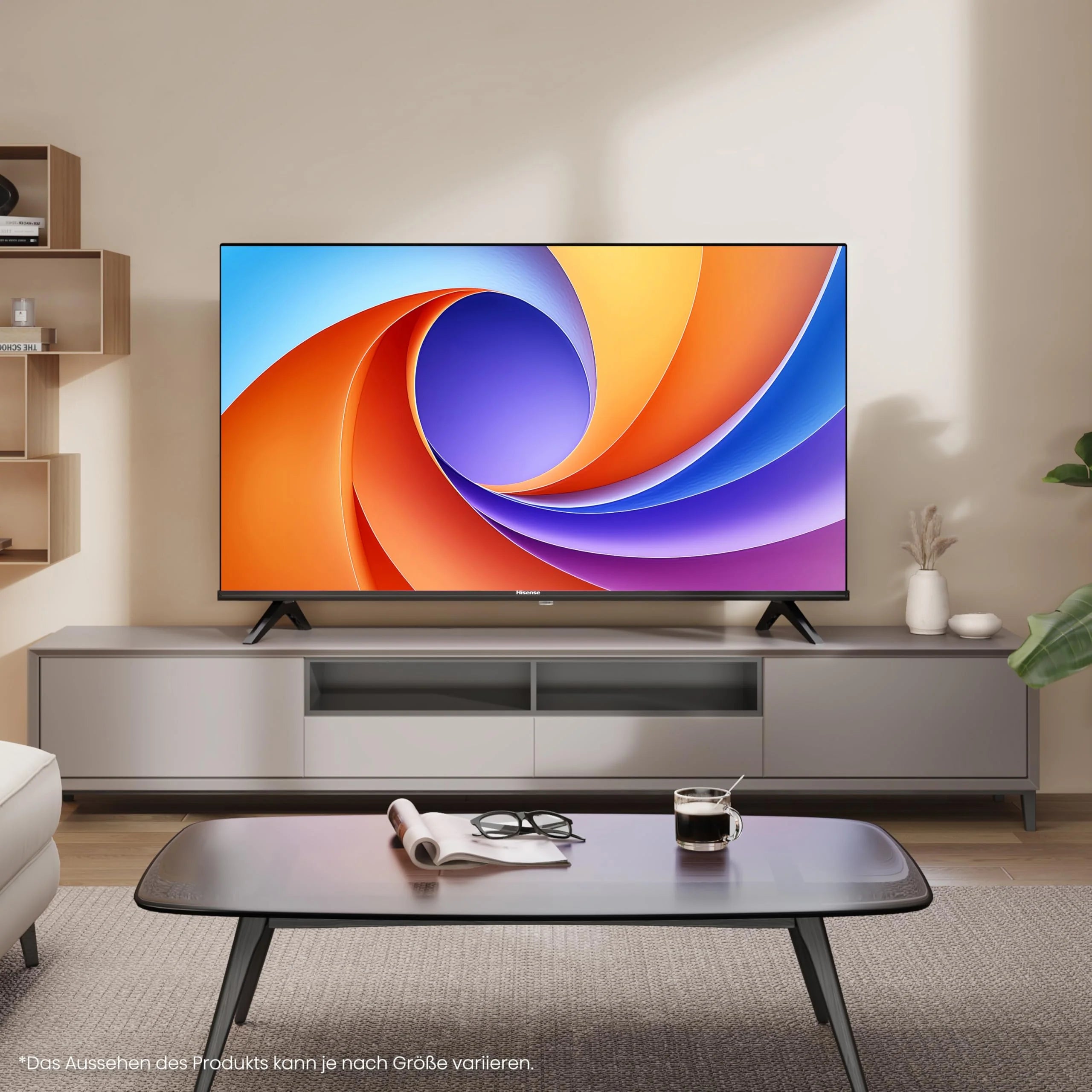 Hisense 40E4QT Fehrnseher, 40 Zoll, DLED, Smart TV, Game Mode, AI Sports Mode, Dolby Audio, Dolby MS12, DTS Virtual X, HDR10, HLG, Full HD, High Contrast, Rauschunterdrückung [2025]