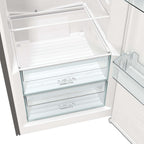 Gorenje R 619 DAXL6 Kühlschrank/AdaptTech/FreshZone/Schnellkühlfunktion/Umluft-Kühlsystem/LED Display / 398l / 185cm / EEK D/Edelstahl
