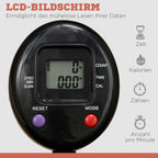 SPORTNOW Minitrampolin höhenverstellbar klappbar LCD-Monitor