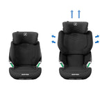 Maxi-Cosi Kore Pro i-Size Kindersitz, 3.5–12 Jahre, 100–150 cm, ClickAssist Licht, Verstellbare Höhe/Breite, Side Protection System+, Authentic Cognac