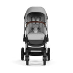 CYBEX Gold Kinderwagen EOS Lux 2-in-1 mit Babyschale Aton B2 i-Size und Babyschalen-Adapter, Reisesystem, Ab Geburt bis 22 kg (ca. 4 Jahre), Moon Black (Schwarz)