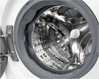LG F4WV7080, Klasse A, Frontlader-Waschmaschine 8 kg, 1400 U/Min, AI Direct Drive, Wi-Fi, Tiefenreinigung mit Dampf, Große Kapazität, TRIPLE A, Außentür aus Sicherheitsglas, 62 x 60 x 85 cm ꟷ Weiß