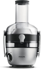 Philips Entsafter – 1100W, 2L, HomeID-Rezepte-App, XXL-Einfüllffnung, QuickClean (HR1921/20), 25 x 43.2 x 29.6 cm, Edelstahl