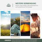 Outsunny Campingzelt Kuppelzelt 2-3 Personen erweiterbar 4 Türen
