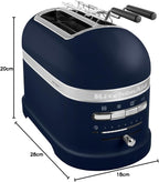 KitchenAid Toaster für 2 Scheiben mit Sandwich-Zange | Artisan | Retro Toast Machine | Verschiedene Funktionen und Bräunungsstufen | Grün