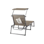 LIVARNO home Alu-Dreibeinliege »Houston«, mit Sonnendach, taupe - B-Ware sehr gut