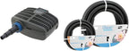 OASE 51096 Filter und Bachlaufpumpe AquaMax Eco Classic 5500, 5300 l/h Förderleistung, energiesparende Bachlaufpumpe, Teichpumpe, Filter, Pumpe, Bachlauf, Dunkelgrau