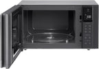 LG MS2595CIS Mikrowelle mit Smart Inverter Technologie, 25 Liter Kapazität, 1000 W, Automatikprogramme, einstellbare Leistungsstufen und EasyClean-Funktion, Silber