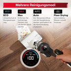 roborock Dyad Pro Nass Trockensauger Kabelloser Staubsauger 17000pa Automatische Trocknung & Selbstreinigend Wischsauger mit APP-Steuerung, Doppelte Wassertanks für Harte Bden