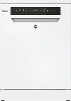Hoover HF 4C6F0PW Geschirrspüler; 14 Maßgedecke; Freistehend, 60 cm breit; Energieeffizienzklasse C; Smarte Bedienung mit WiFi + Bluetooth-Technologie