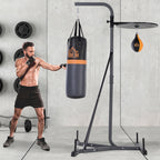 HOMCOM Boxsackständer 2-in-1 höhenverstellbar freistehend