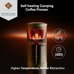 OutIn Nano Tragbare Espressomaschine mit Akku, für unterwegs oder Camping, Kaffeemaschine to go, mit elektrischer Selbsterhitzung über USB - C, 2 in 1 für gemahlenen kaffee und NS - kapseln