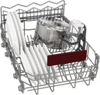 NEFF S157YCX03E, N 70, Smarter Geschirrspüler Vollintegriert, 60 cm, Besteckschublade, Made in Germany, Zeolith-Trocknung, besonders leise Spülmaschine, höhenverstellbarer Oberkorb, starker Sprühdruck