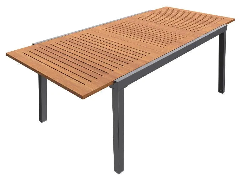 Alu-Gartentisch »Valencia«, ausziehbar, braun