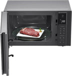 LG MS2595CIS Mikrowelle mit Smart Inverter Technologie, 25 Liter Kapazität, 1000 W, Automatikprogramme, einstellbare Leistungsstufen und EasyClean-Funktion, Silber