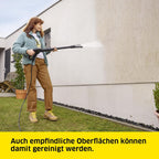 Krcher Hochdruckreiniger K 5 Compact, Druck: max. 145 bar, Durchfluss: max. 500 l/h, Flchenleistung: 40 m/h, Wasserfilter, Gewicht: 12 kg, Hochdruckschlauch und -pistole, Dreckfrser, Strahlrohr