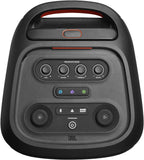 JBL Partybox Stage 120 in Schwarz – Tragbare Bluetooth-Lautsprecher-Box mit JBL Pro Sound, Lichtshow, KI-Sound-Boost und Teleskopgriff – 12 h Laufzeit