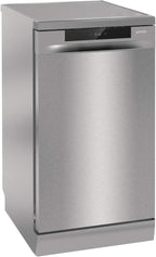 Gorenje GS 541D10 X Freistehender Geschirrspüler / SuperSilent / 11 Maßgedecke / 5 Programme / Programmanzeige / TotalDry / Silber, 45 cm breit