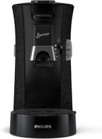 Philips Senseo Select CSA240/20 Kaffeepadmaschine (Kaffeestrkewahl Plus, Memo-Funktion, aus recyceltem Plastik), Schwarz Eco