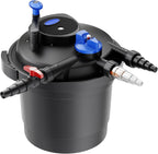 SunSun CPF-15000 Druckteichfilter 10.000 l/h / 18 W UVC Einheit, Teichdruckfilter für Teiche bis 30.000 Liter, Teichklärer, Filteranlage