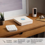 Alarm-Set + Innenkamera 2. Gen + Akku-Videotürklingel im Paket - L