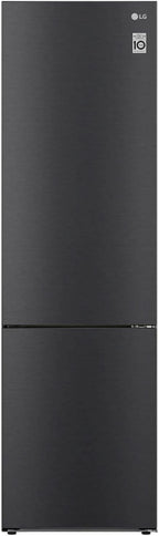 LG GBV22NCCEP Kühl-/Gefrierkombination – Smart Inverter Compressor, Total No Frost, Modern Flat Door Design, Matt Schwarz Metallic, Energieeffizienz A