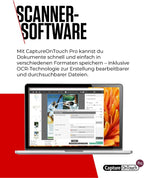 Canon DR-C225 II - imageFORMULA Dokumentenscanner (Duplex, Einzug, Farbe, 600dpi, 25 Seiten/Min, PDF OCR, kompakt, schwarz)
