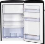 Amica KGC 15632 T Retro Kühl-/Gefrierkombination / Ice Blue (Türkis) / 144cm (H) x 55cm (B) x 62cm (T) / Retro-Design / Kühlschrank mit Gefrierfach
