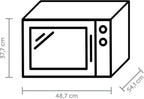 Bauknecht Jet Chef MW 179 IN Edelstahl 5in1-Multifunktionsmikrowelle/ 1000 W/ 33 L Garraum/Heißluft 1500 Watt/ Quartz Grill 1200 W/DualCrisp/ Dampfgaren/Schmelz- und Schnellauftau-Funktion