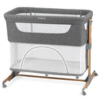 Momi SMART Bed 4-in-1 Kinderbeistellbetten bis 15 kg, Beistellbett für Babys mit Matratze, Höhenverstellbar